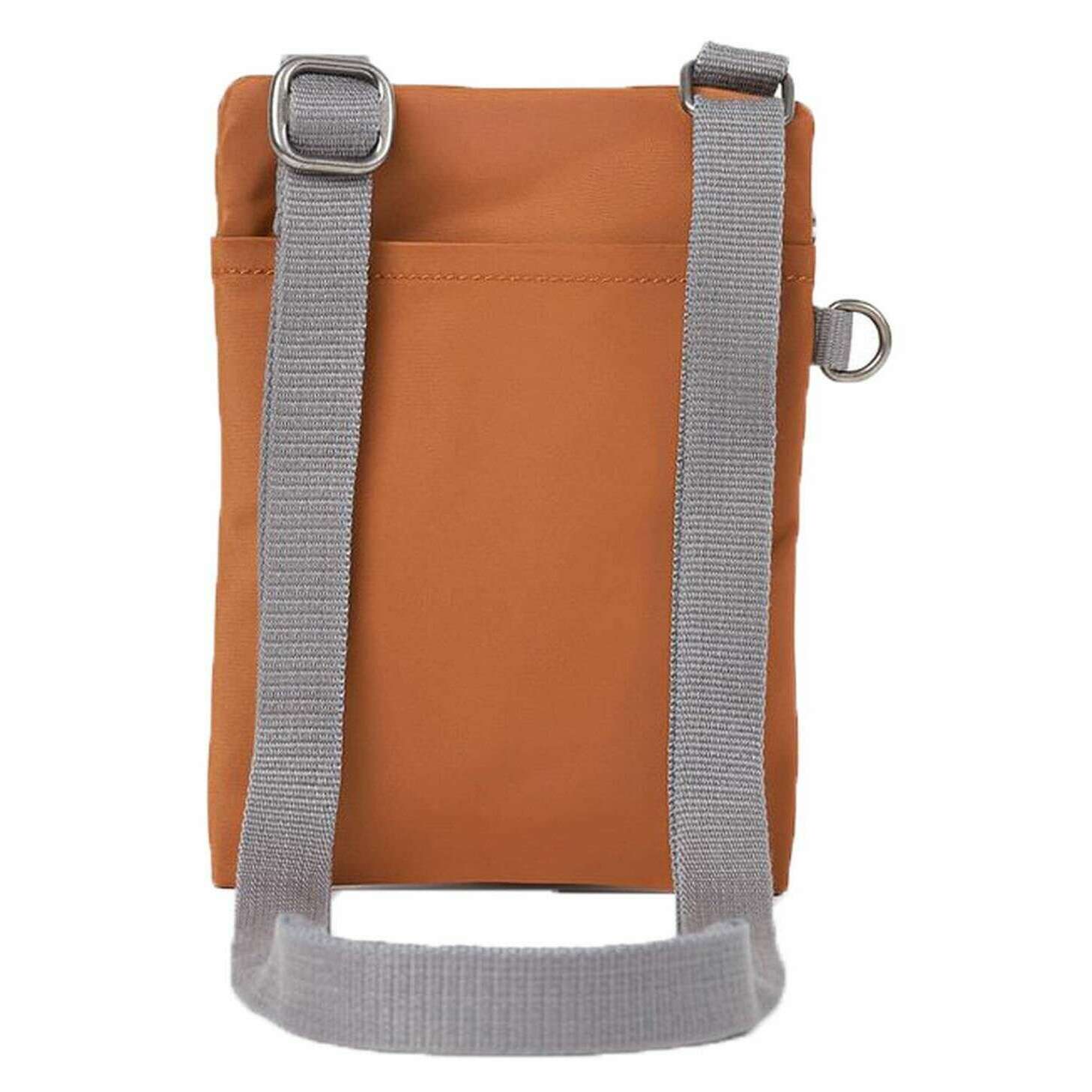Roka Chelsea XS Recycled Nylon Pocket Sling Bag - Bran Brown - Image 2
