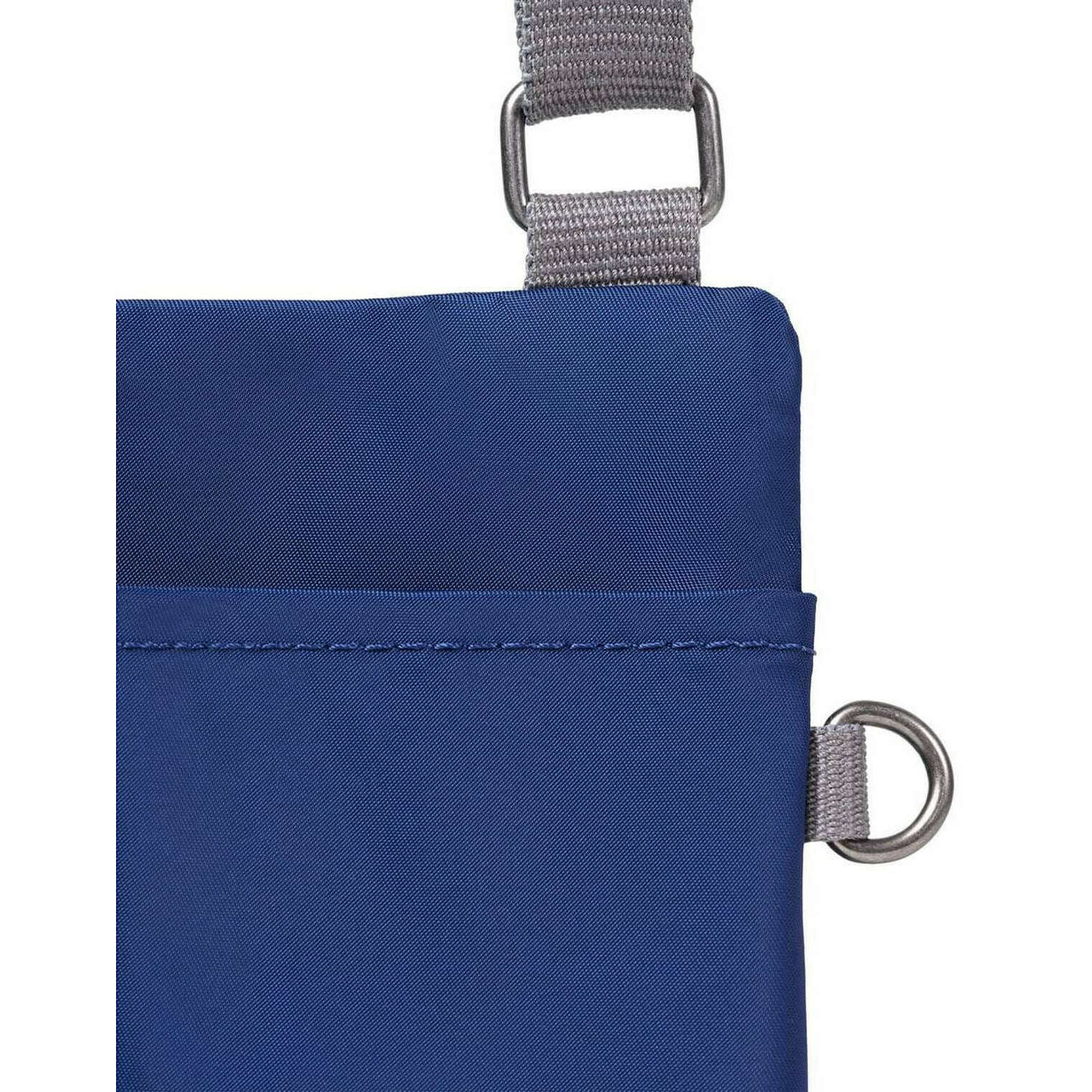 Roka Chelsea XS Recycled Nylon Pocket Sling Bag - Crisp Blue - Image 5