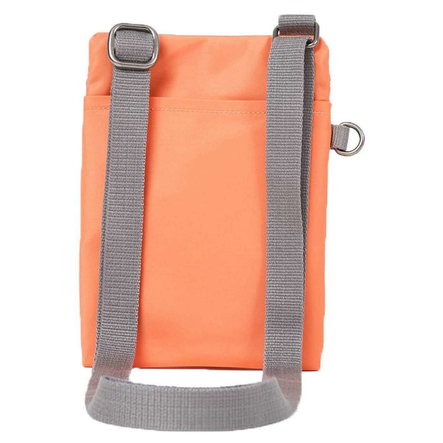 Roka Chelsea XS Recycled Nylon Pocket Sling Bag - Firecracker Orange - Image 2