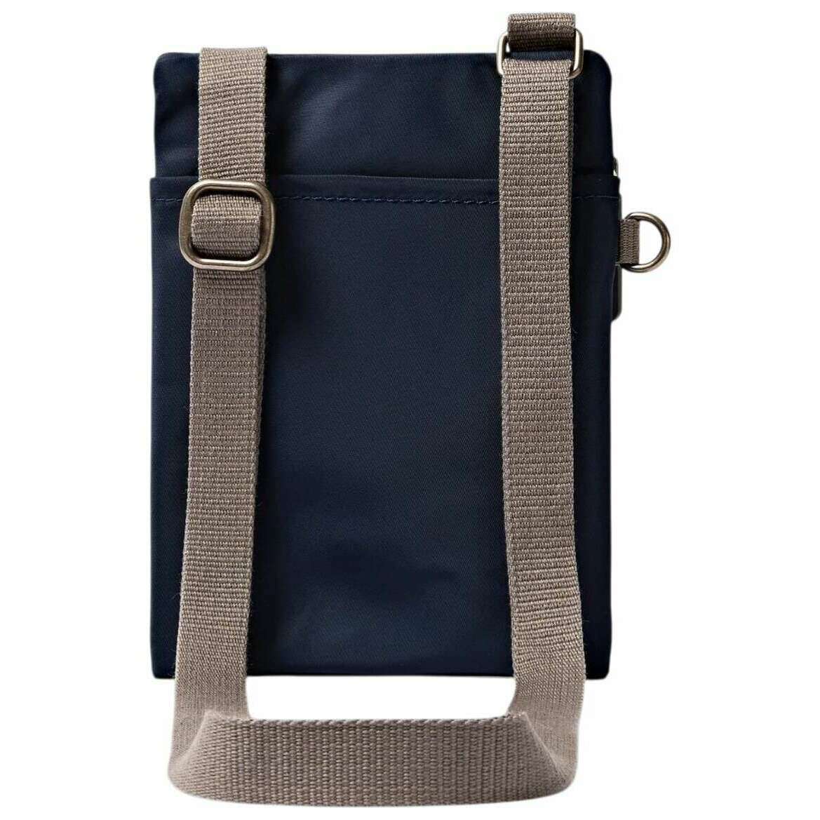 Roka Chelsea XS Recycled Nylon Pocket Sling Bag - Midnight Stripe Navy - Image 2
