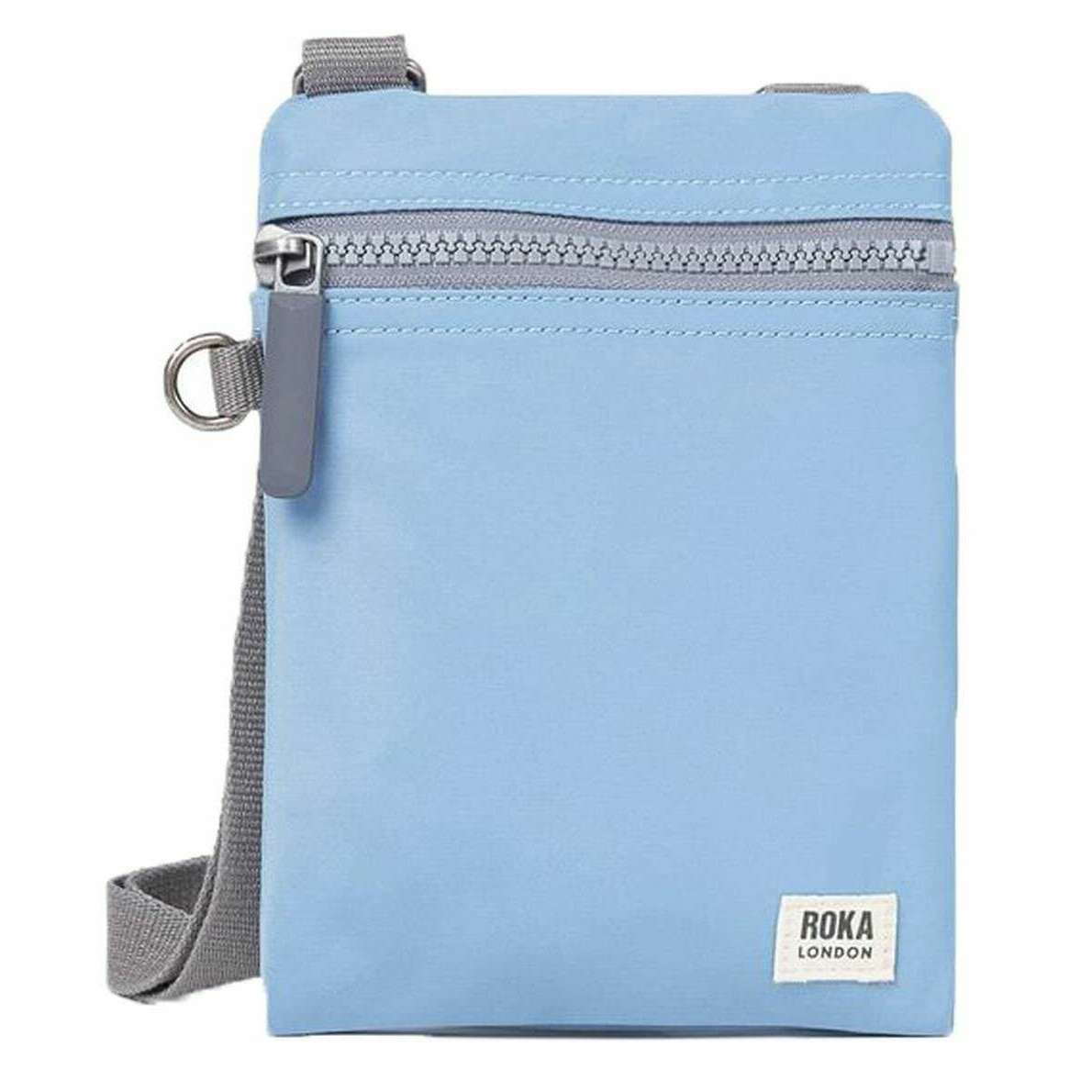Roka Chelsea XS Recycled Nylon Pocket Sling Bag - Retro Blue