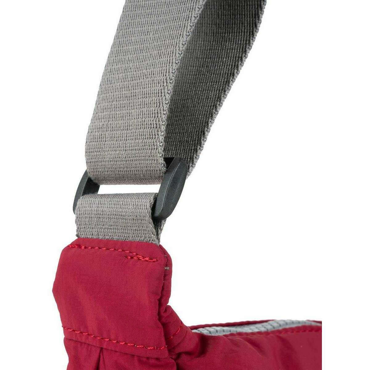 Roka Farringdon Recycled Taslon Slouchy Bag - Berry Red - Image 5