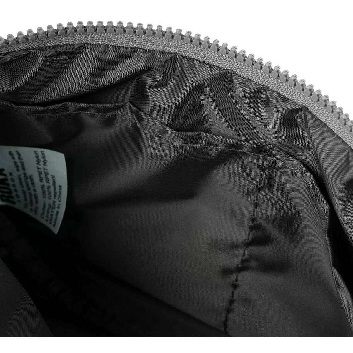 Roka Farringdon Recycled Taslon Slouchy Bag - Black - Image 4