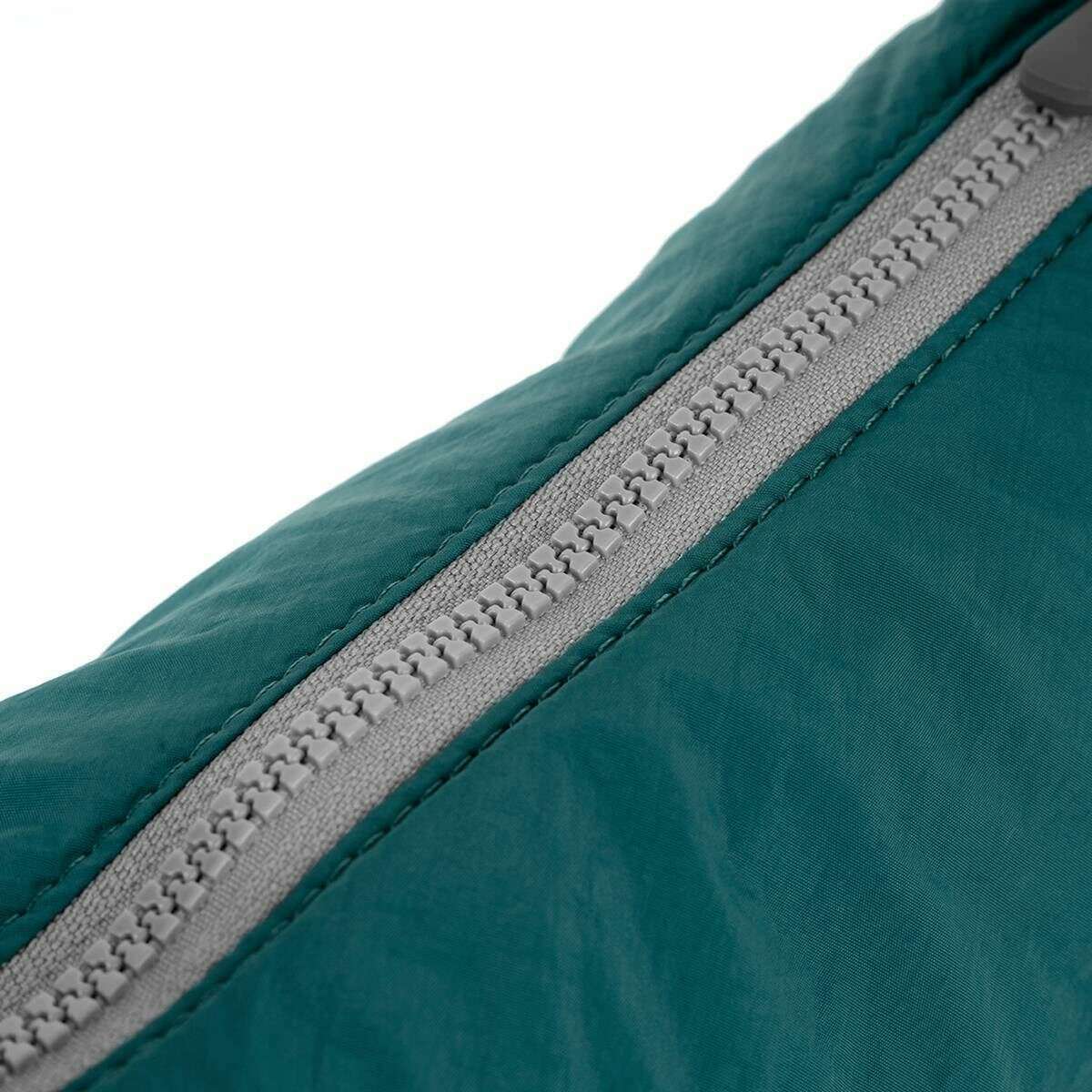 Roka Farringdon Recycled Taslon Slouchy Bag - Teal Blue - Image 6