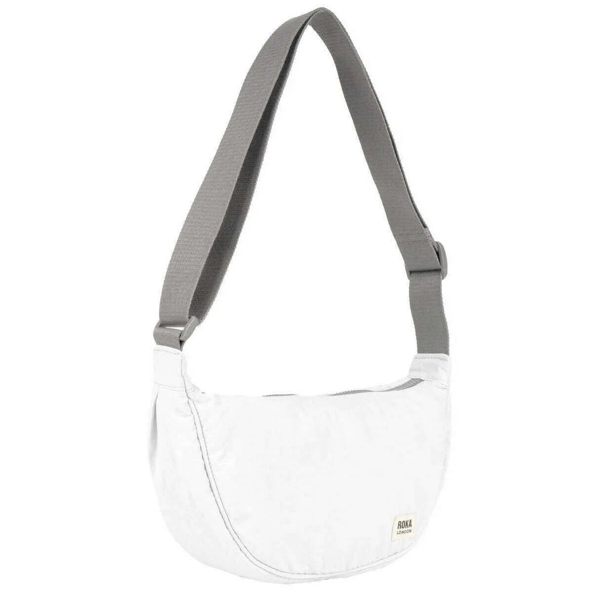Roka Farringdon Taslon Slouchy Bag - Coconut White - Image 3