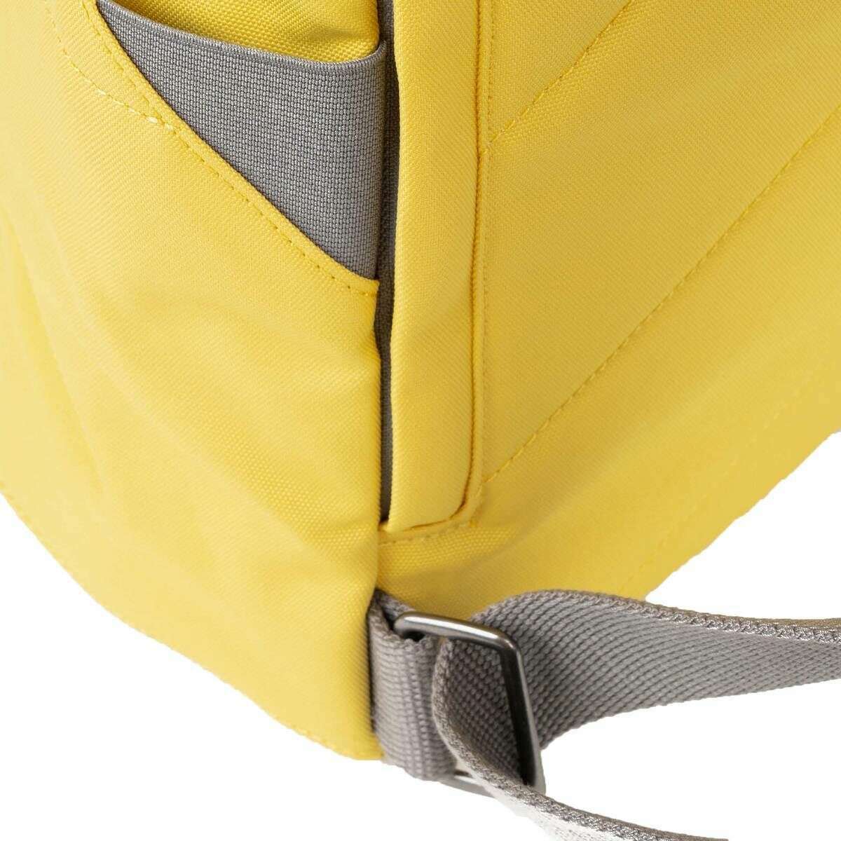Roka Finchley A Medium Recycled Canvas Backpack - Lemonade Yellow - Image 5