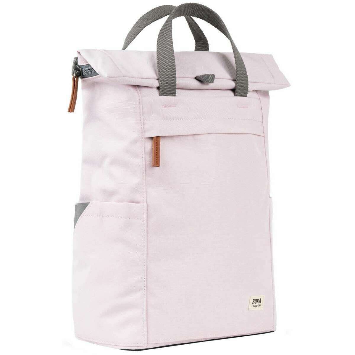 Roka Finchley A Medium Recycled Canvas Backpack - Transcendent Pink - Image 3