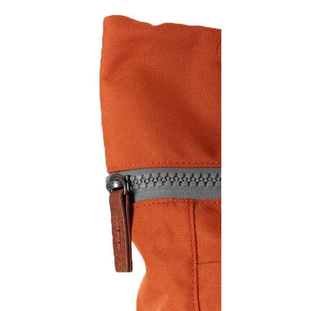 Roka Finchley A Medium Sustainable Canvas Backpack - Atomic Orange - Image 7