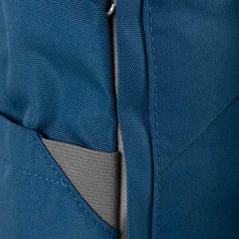 Roka Finchley A Medium Sustainable Canvas Backpack - Marine Blue - Image 6