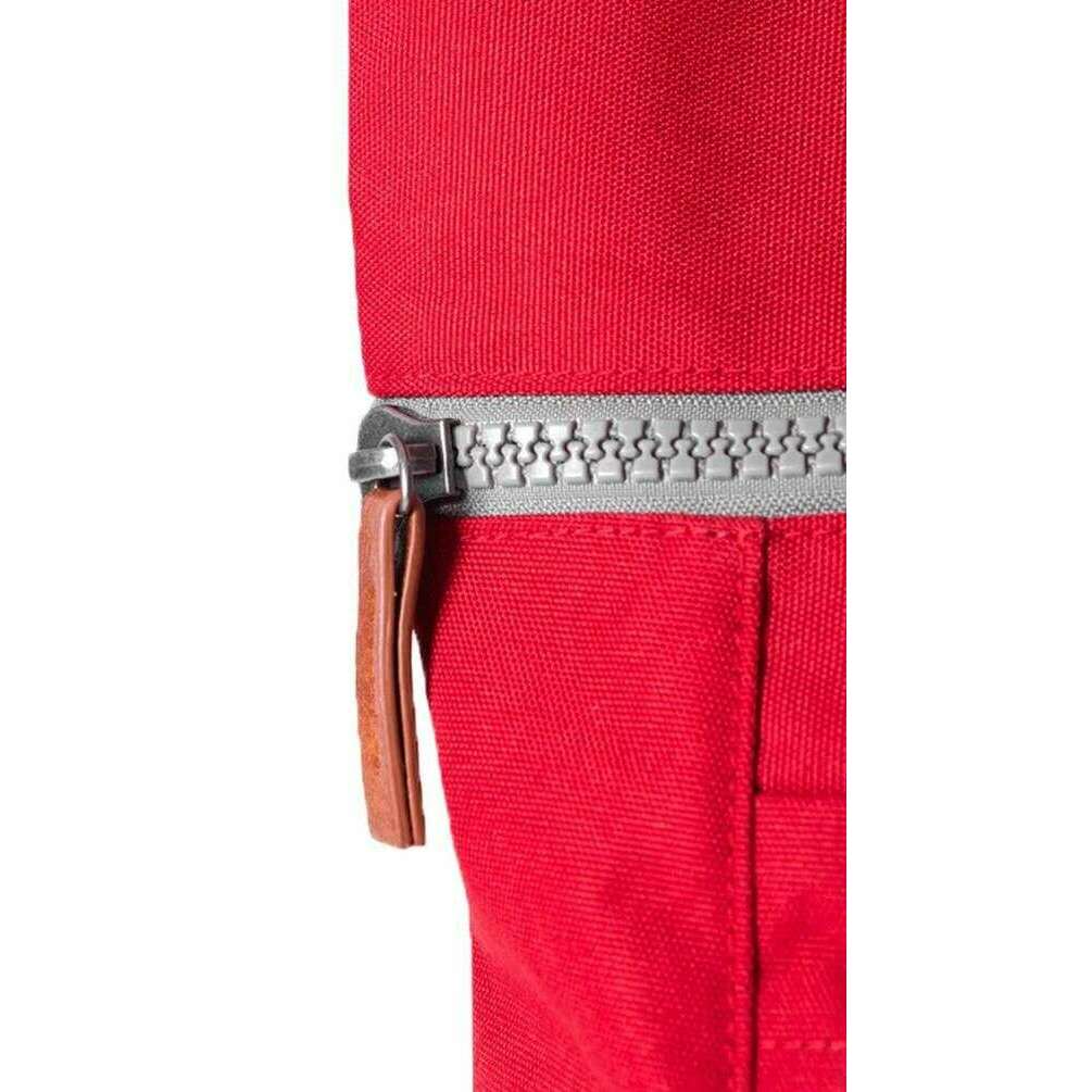 Roka Finchley A Medium Sustainable Canvas Backpack - Mars Red - Image 7