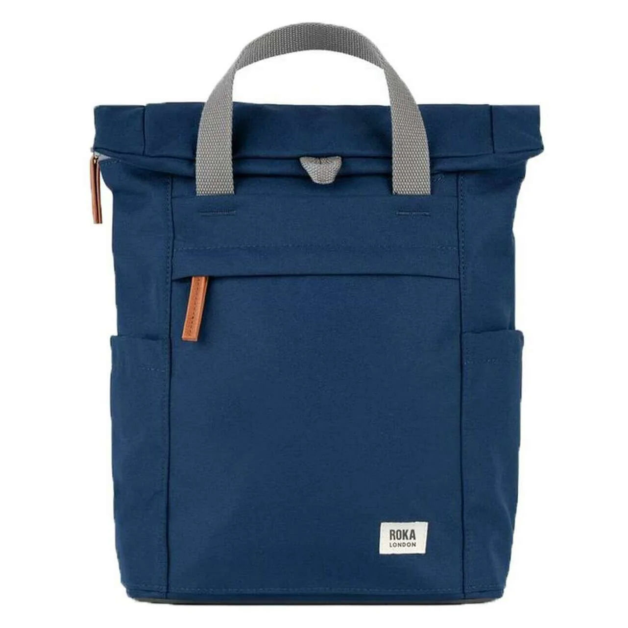 Roka Finchley A Small Recycled Canvas Backpack - Crisp Blue