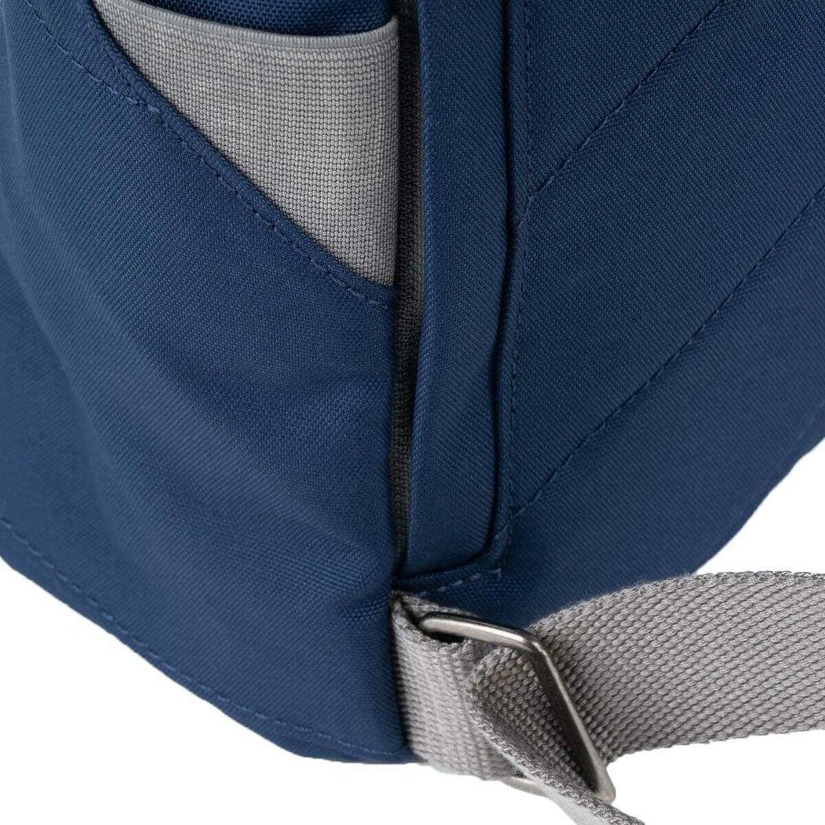Roka Finchley A Small Recycled Canvas Backpack - Crisp Blue - Image 5