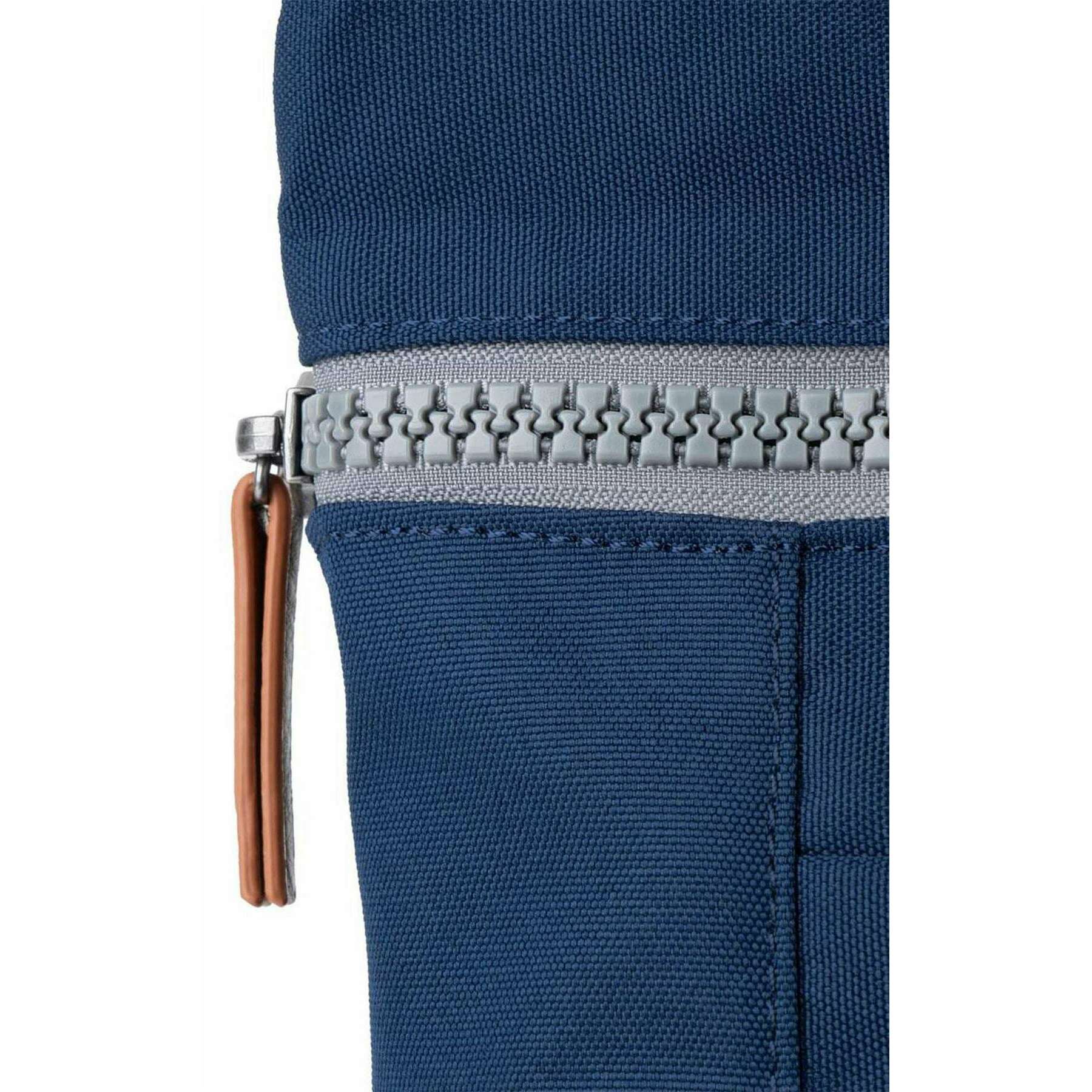 Roka Finchley A Small Recycled Canvas Backpack - Crisp Blue - Image 6