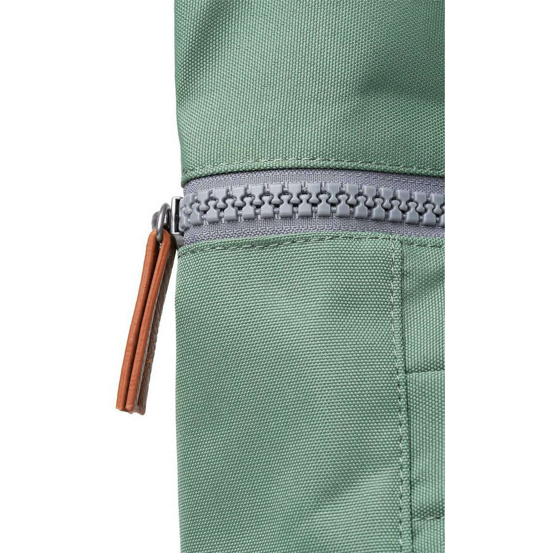 Roka Finchley A Small Recycled Canvas Backpack - Frost Green - Image 6
