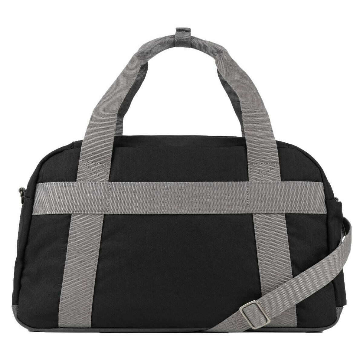 Roka Gatwick Medium Recycled Canvas Duffle Bag - Ash Black - Image 2
