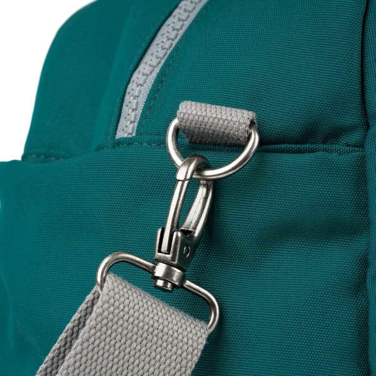 Roka Gatwick Medium Recycled Canvas Duffle Bag - Teal - Image 6