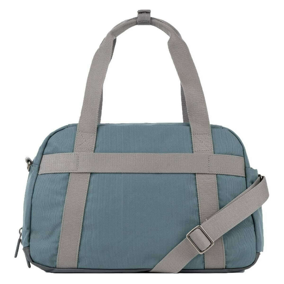 Roka Gatwick Small Recycled Canvas Duffle Bag - Airforce Grey - Image 2