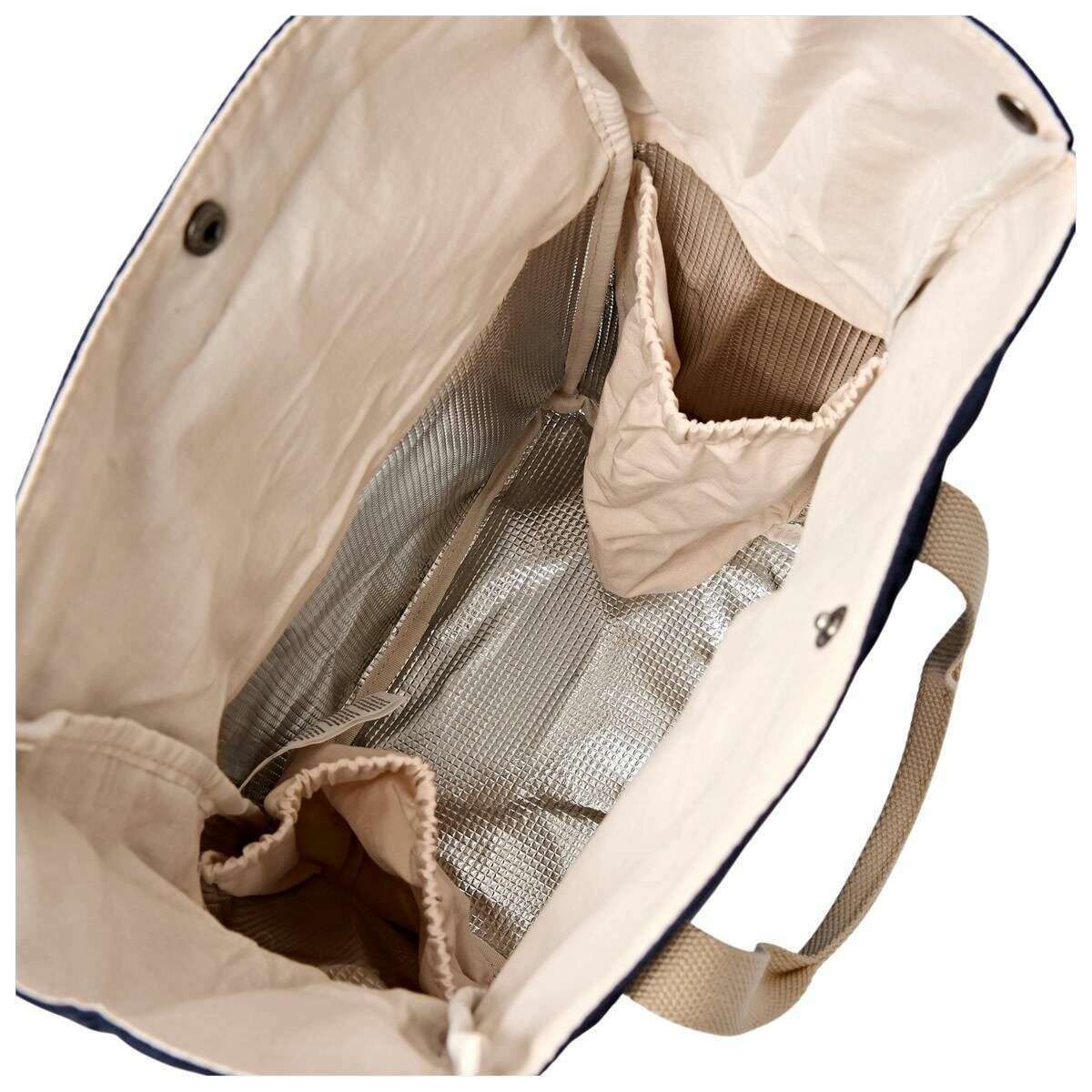 Roka Hampstead Cotton Canvas Lunch Bag - Midnight Blue - Image 6
