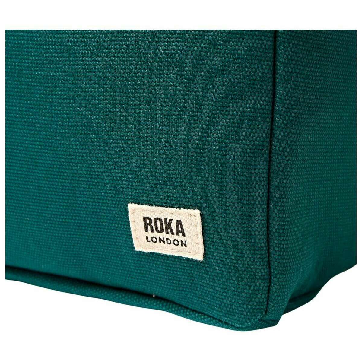 Roka Hampstead Cotton Canvas Lunch Bag - Teal Blue - Image 7