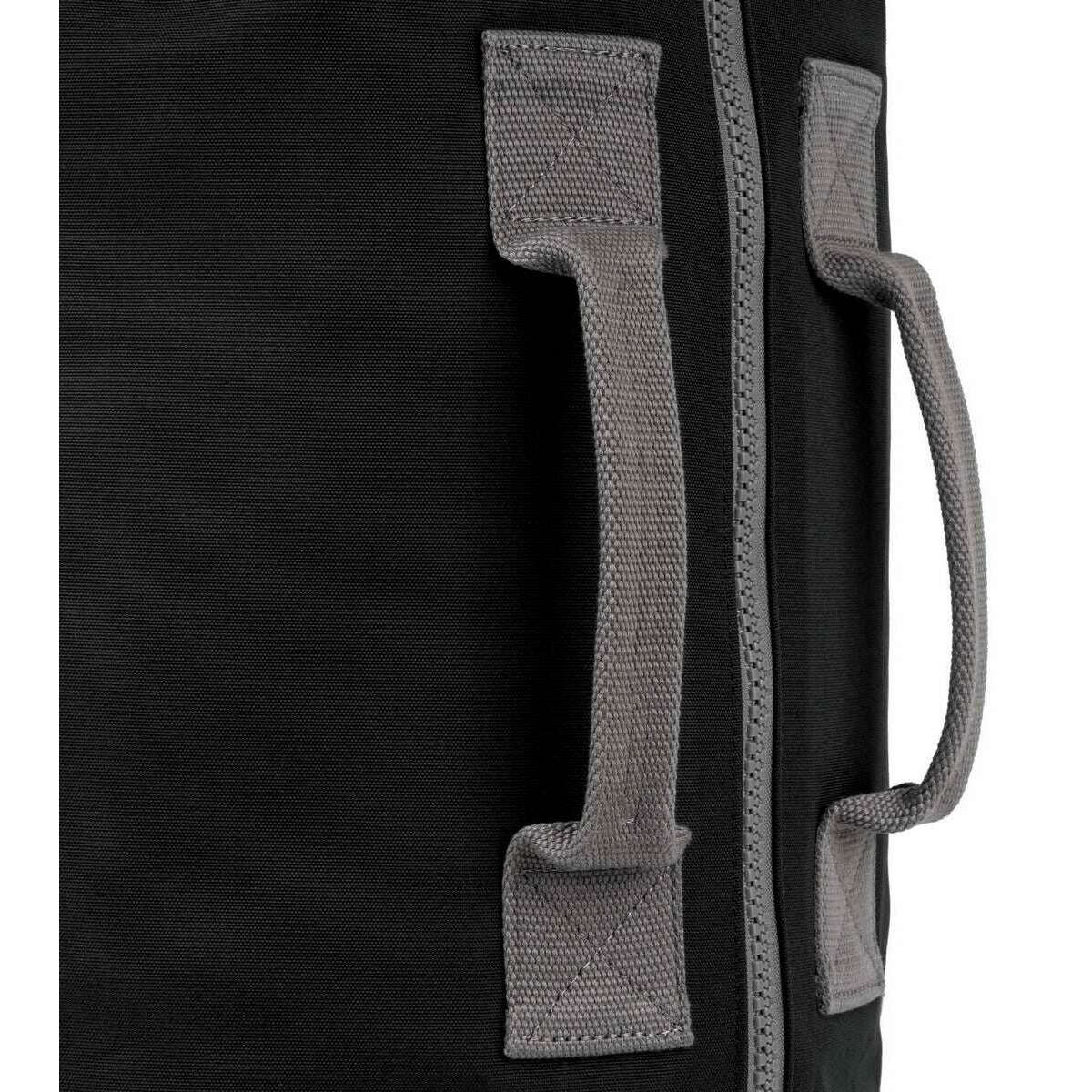 Roka Heathrow Large Recycled Canvas Duffle Bag - Ash Black - Image 5
