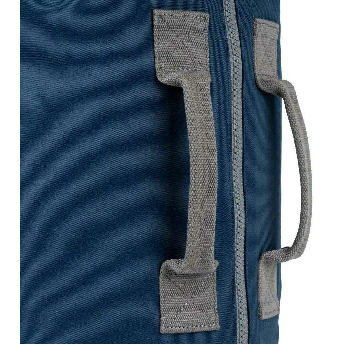 Roka Heathrow Large Recycled Canvas Duffle Bag - Deep Blue - Image 5