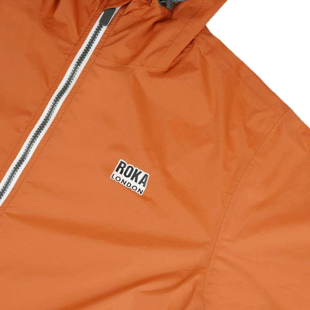 Roka Holborn Recycled Nylon Jacket - Burnt Orange - Image 7