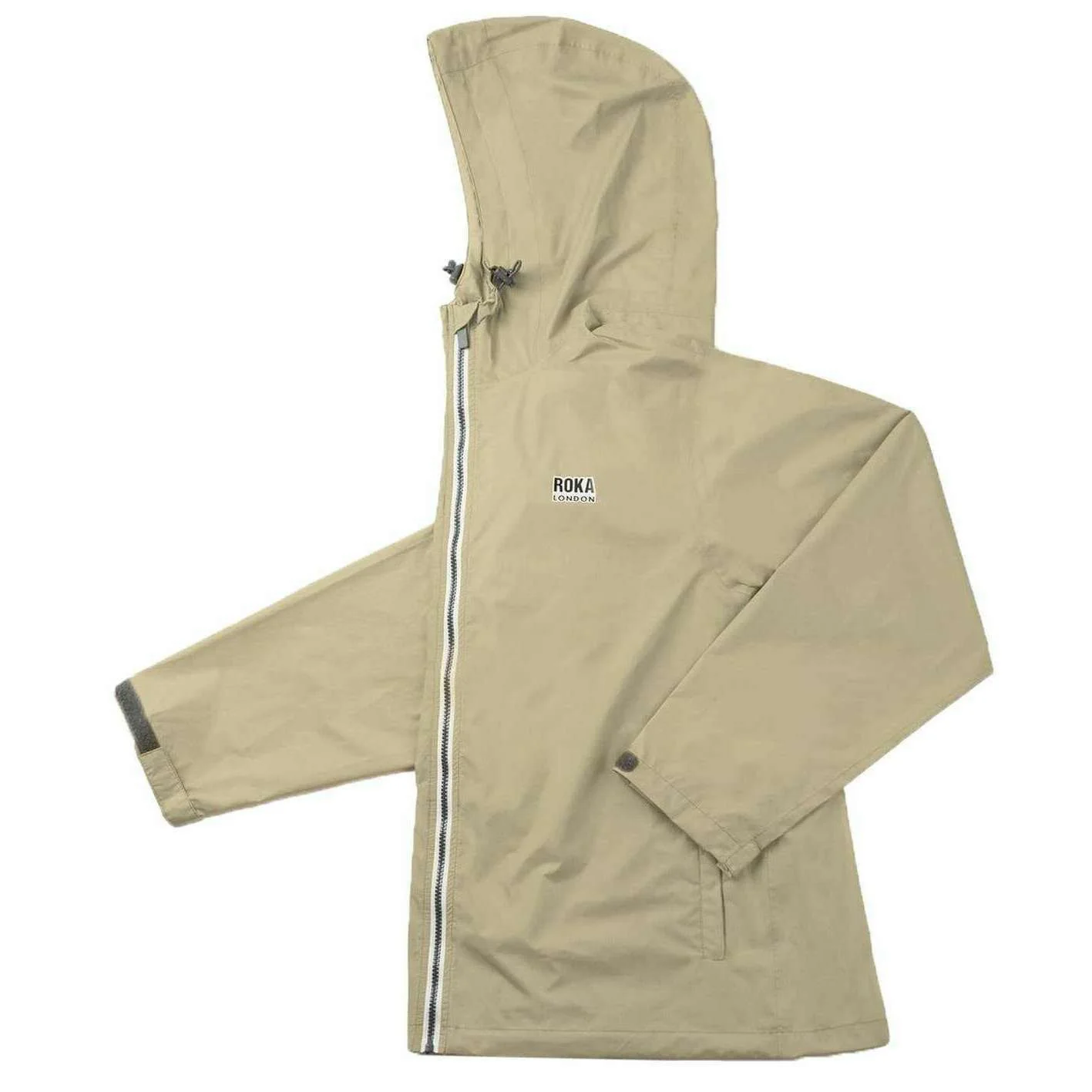 Roka Holborn Recycled Nylon Jacket - Taupe Beige - Image 3