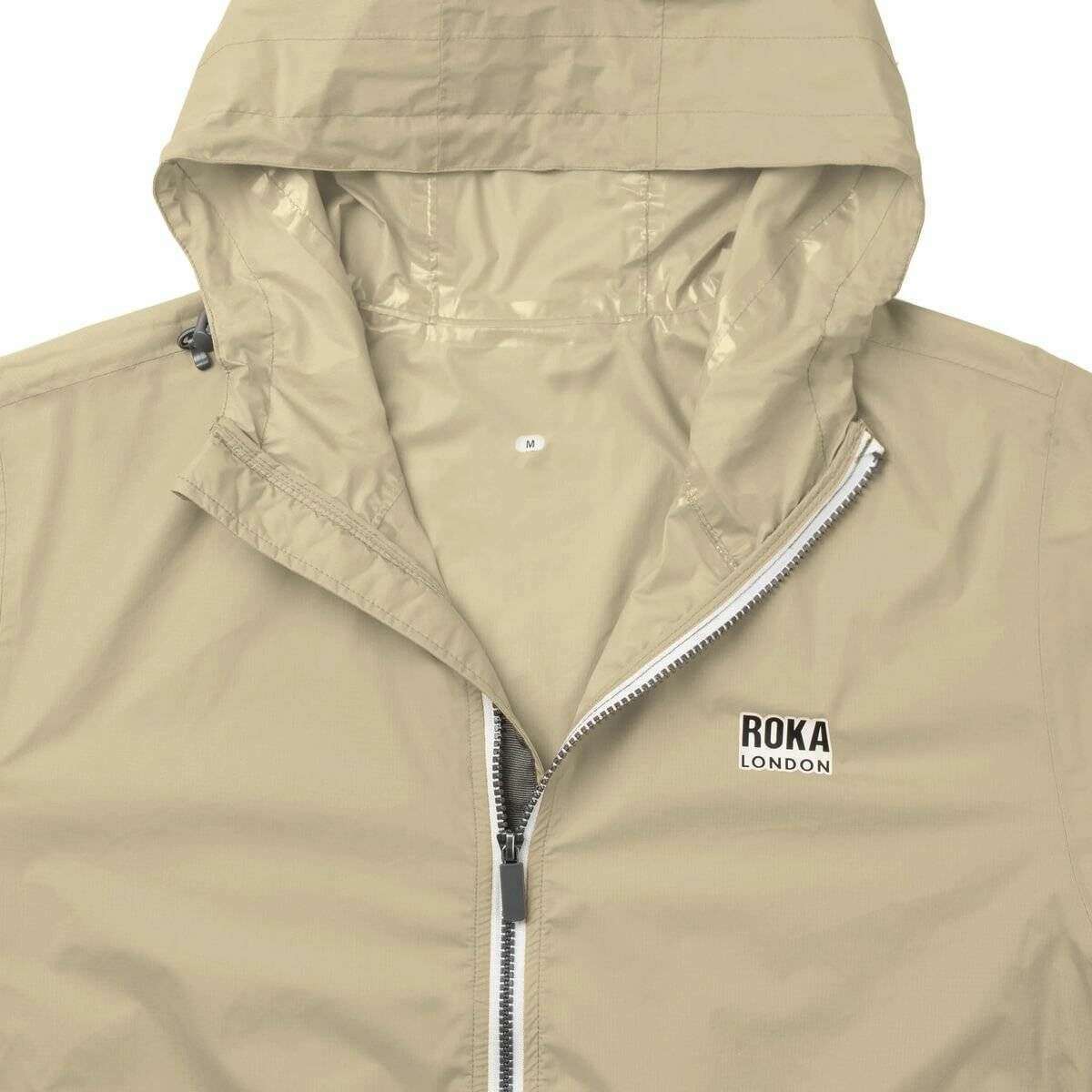 Roka Holborn Recycled Nylon Jacket - Taupe Beige - Image 4