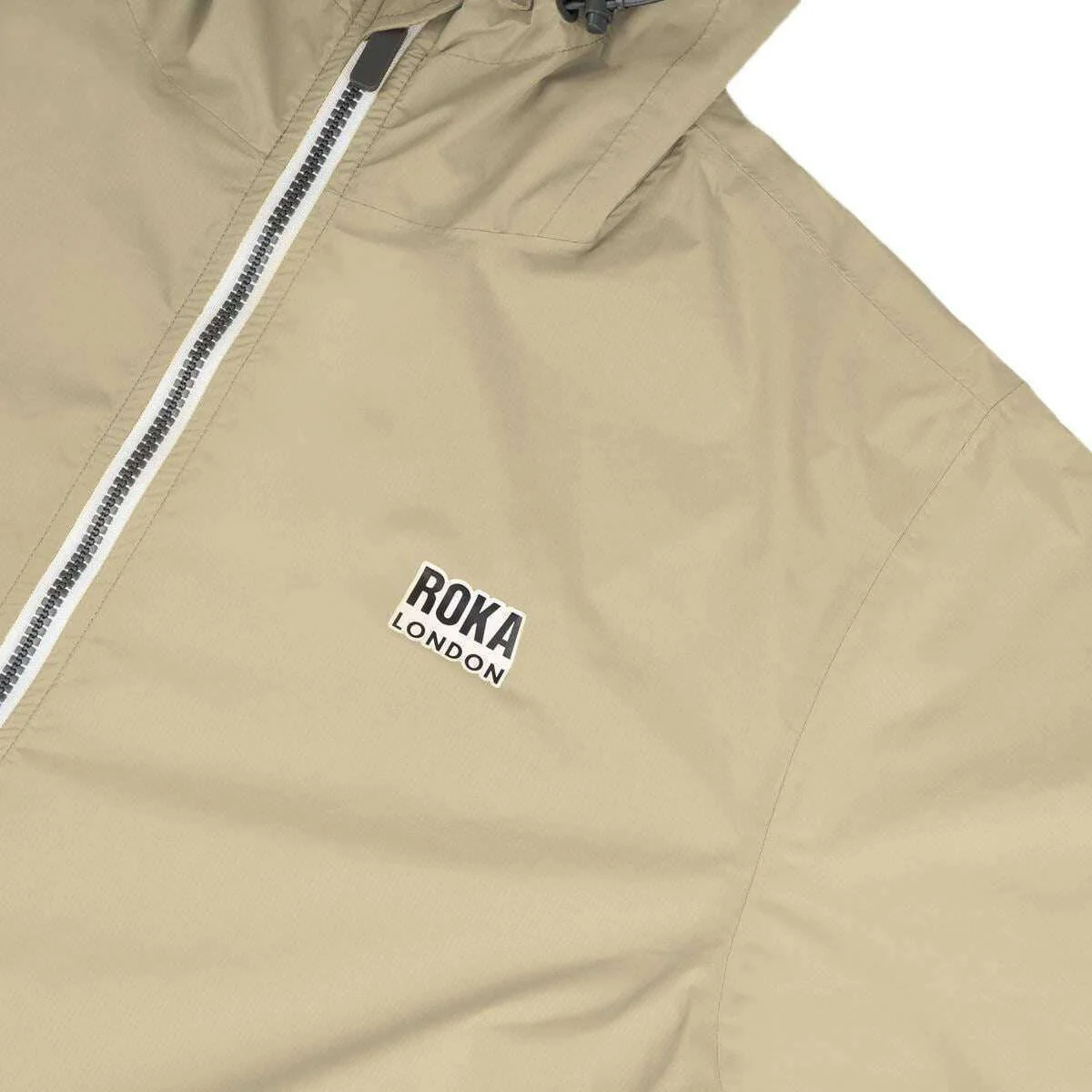 Roka Holborn Recycled Nylon Jacket - Taupe Beige - Image 7