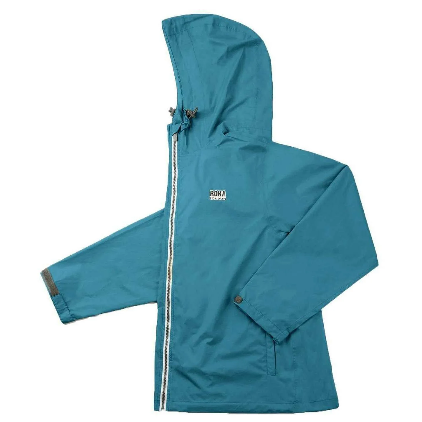 Roka Holborn Recycled Nylon Jacket - Teal Blue - Image 3