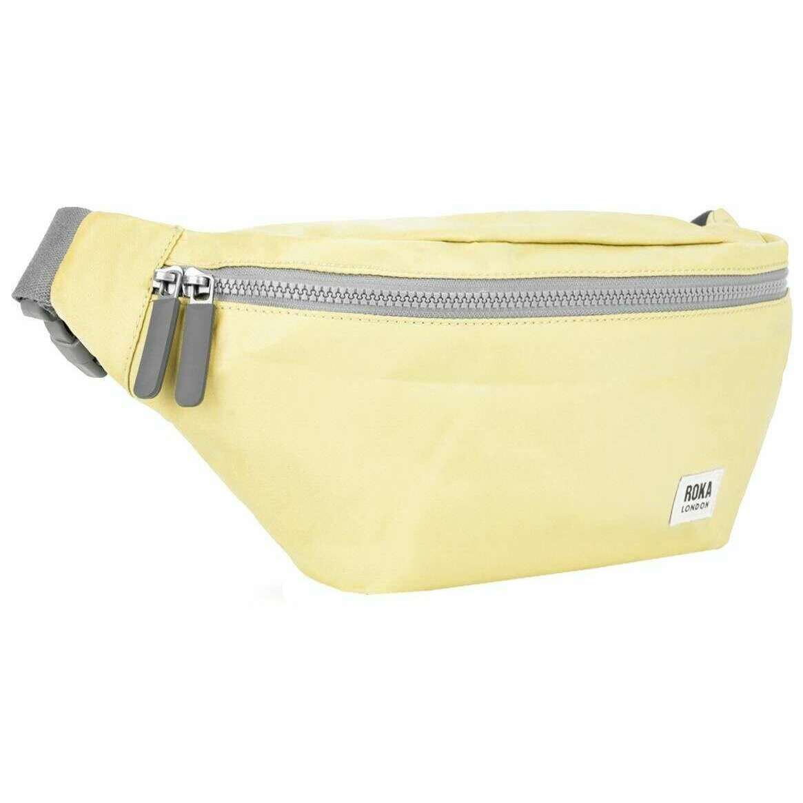 Roka Jubilee Medium Recycled Nylon Sling Bag - Citron Yellow - Image 3