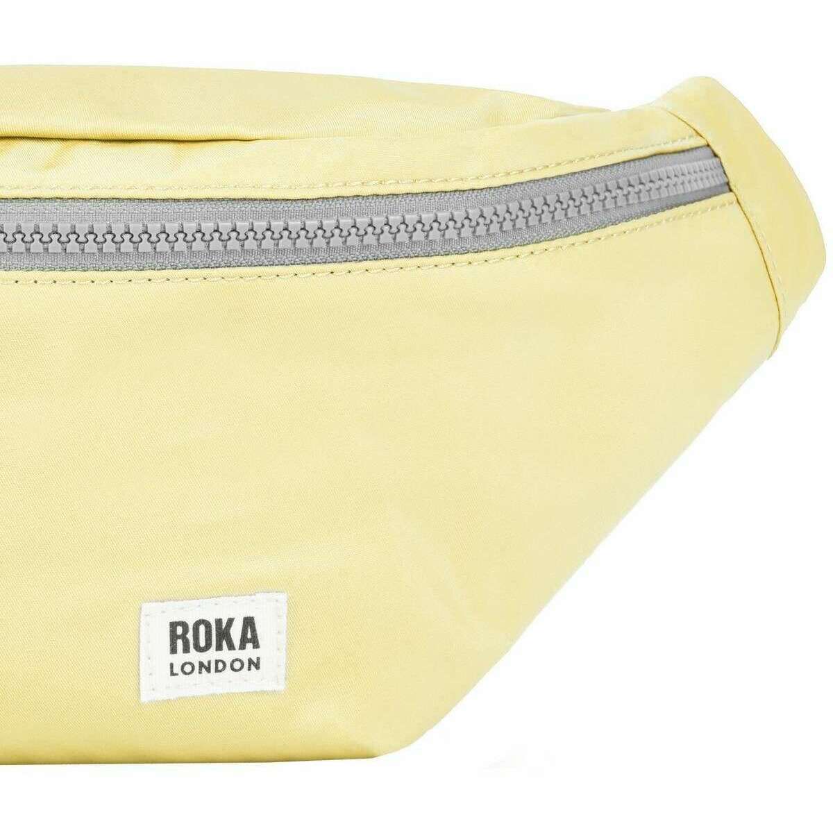 Roka Jubilee Medium Recycled Nylon Sling Bag - Citron Yellow - Image 6
