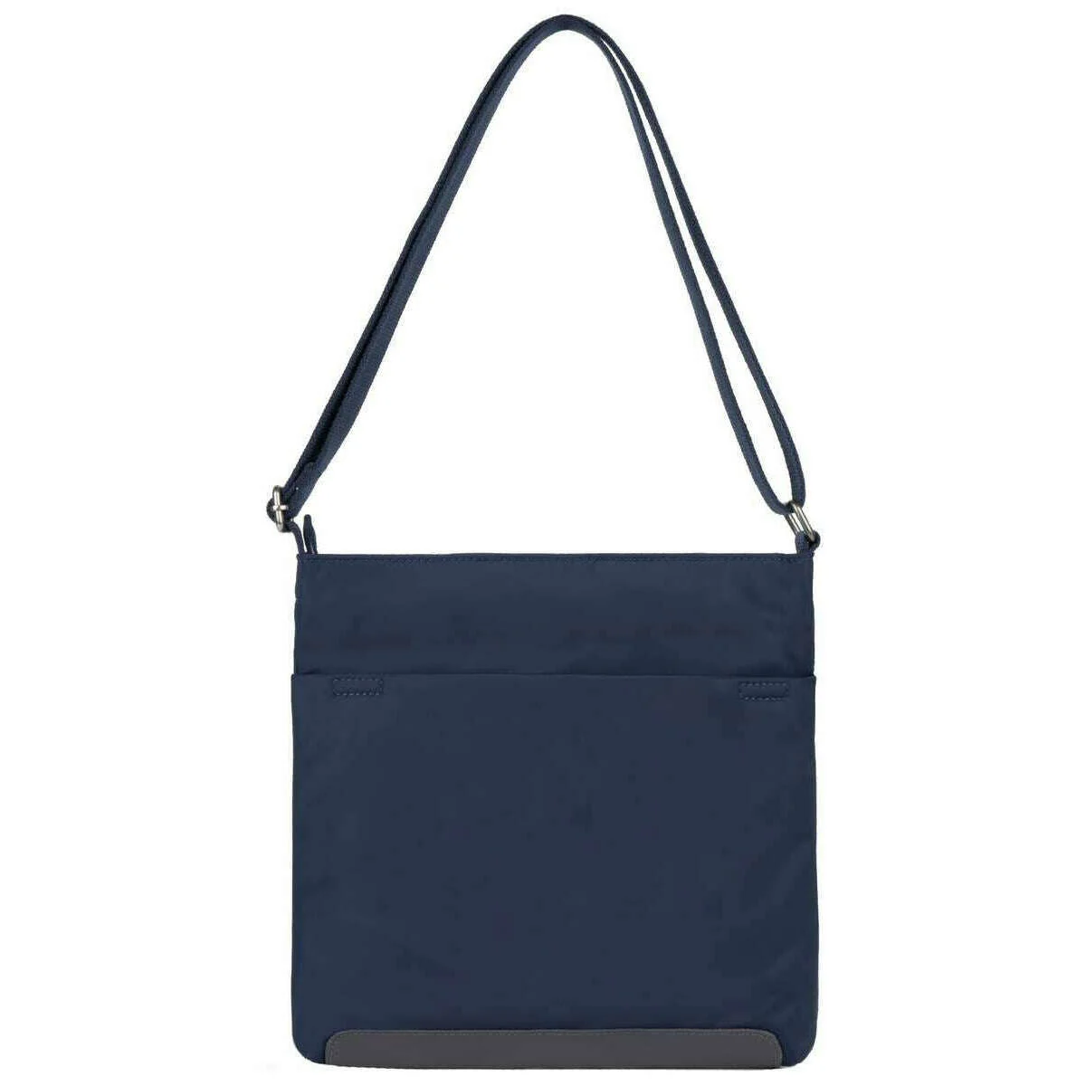 Roka Kennington B Medium Indigo Tonal Recycled Canvas Crossbody Bag - Indigo Purple - Image 2