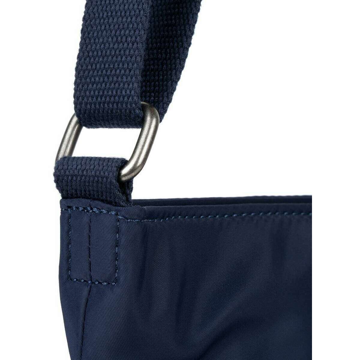 Roka Kennington B Medium Indigo Tonal Recycled Canvas Crossbody Bag - Indigo Purple - Image 5