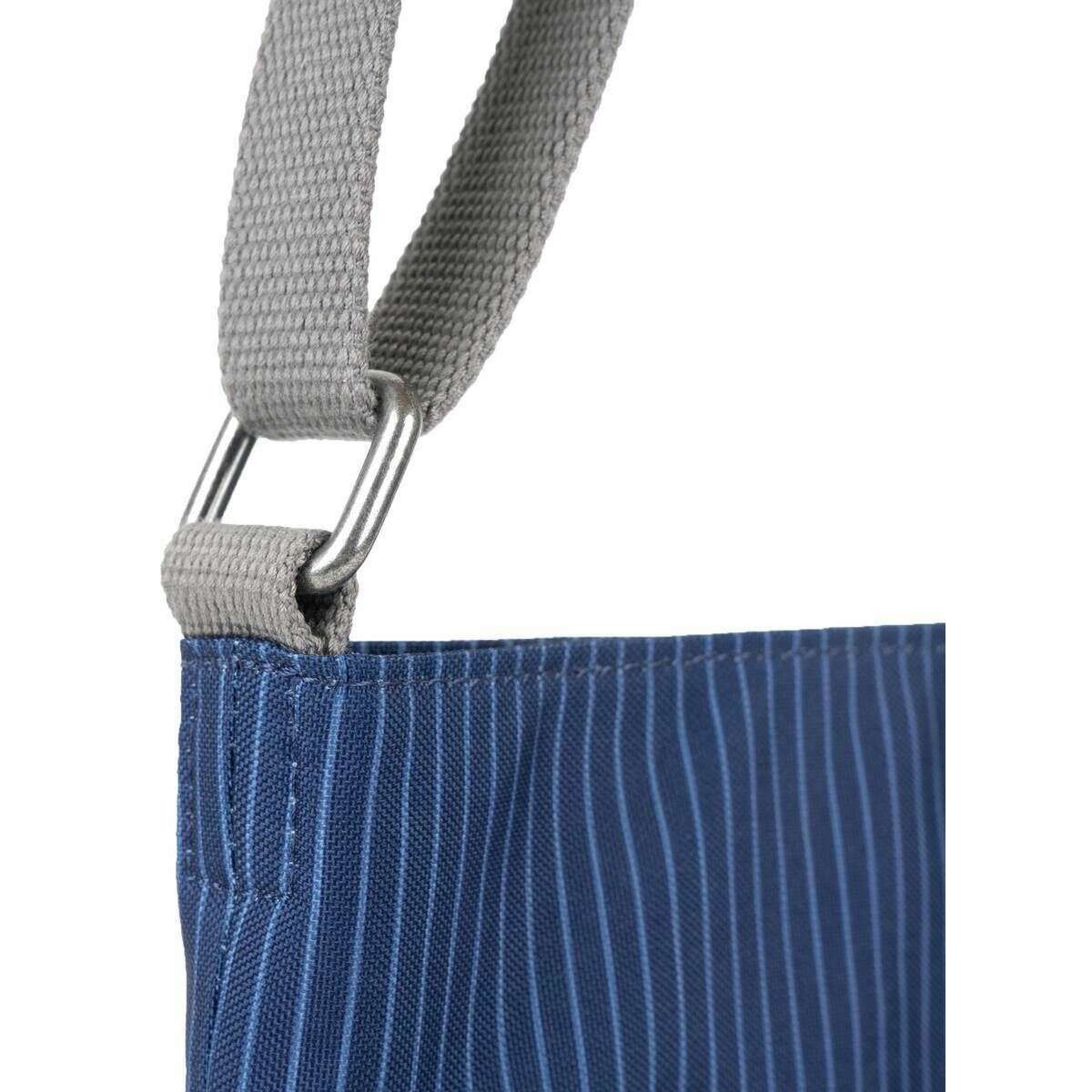 Roka Kennington B Medium Recycled Canvas Crossbody Bag - Dark Wash Denim Blue - Image 6