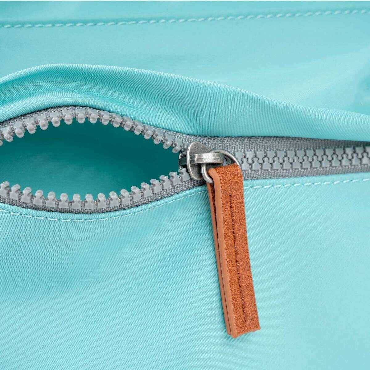 Roka Kennington B Medium Recycled Nylon Crossbody Bag - Aquatic Awe Blue - Image 6