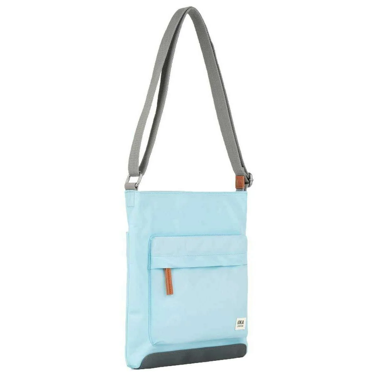 Roka Kennington B Medium Recycled Nylon Crossbody Bag - Canal Blue - Image 3