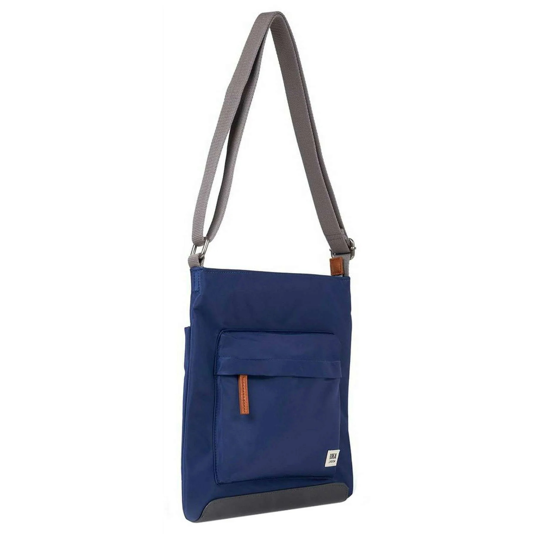 Roka Kennington B Medium Recycled Nylon Crossbody Bag - Crisp Blue - Image 3