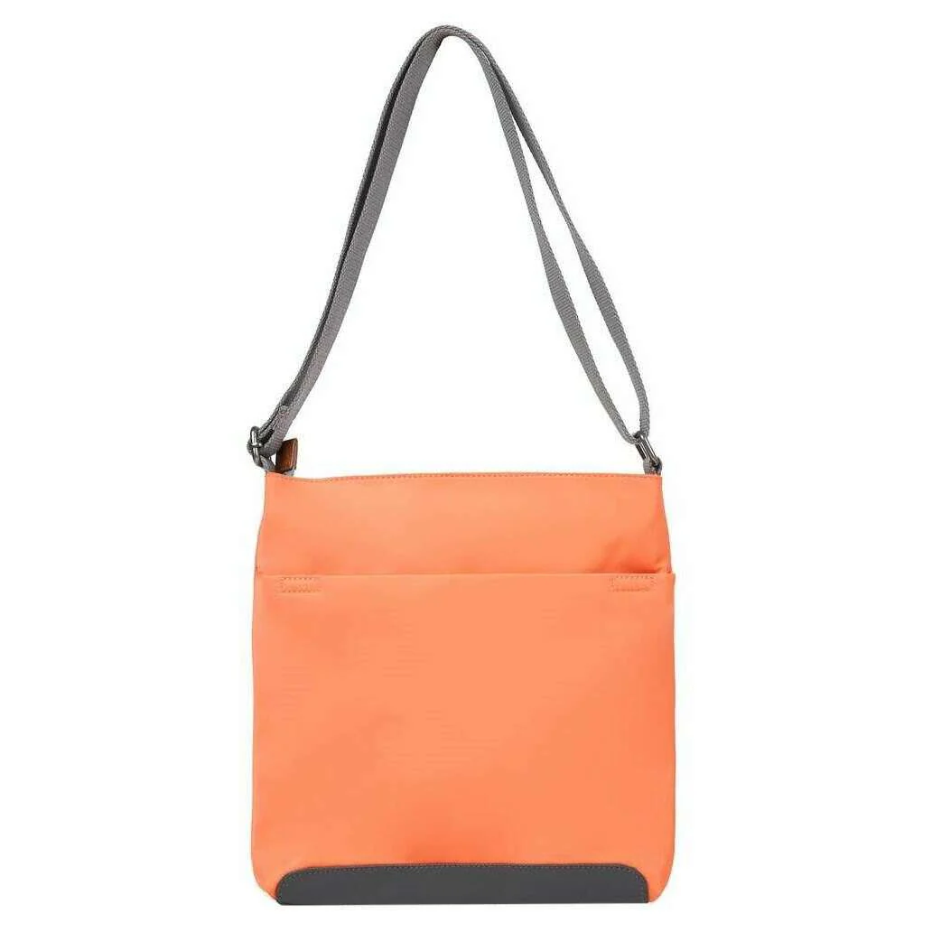 Roka Kennington B Medium Recycled Nylon Crossbody Bag - Firecracker Orange - Image 2