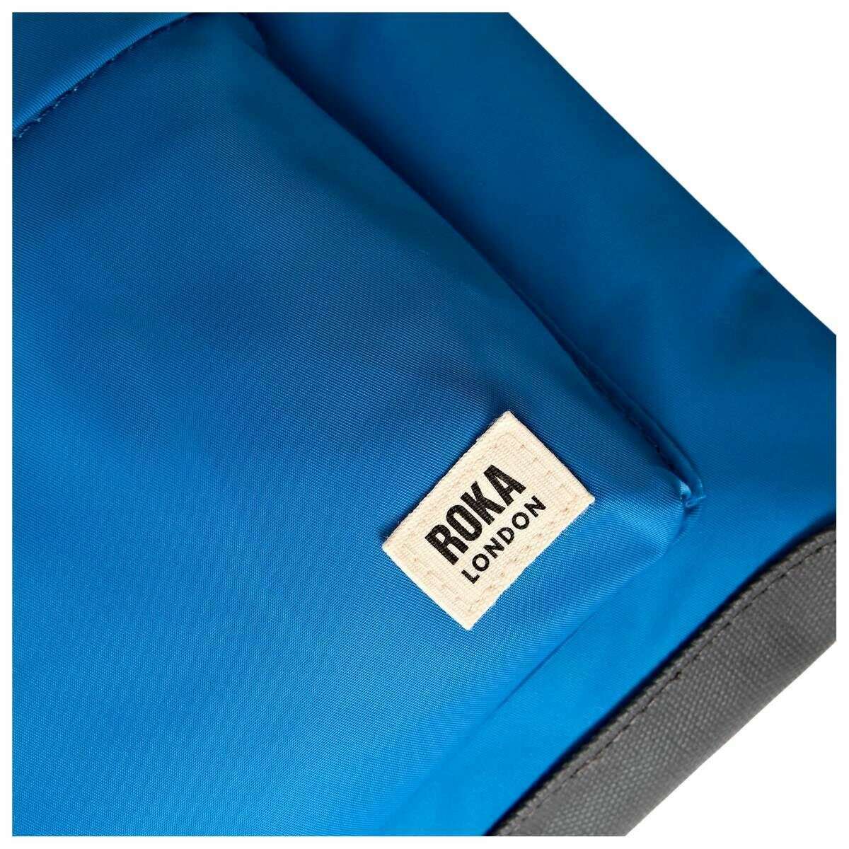 Roka Kennington B Medium Recycled Nylon Crossbody Bag - Malibu Blue - Image 7
