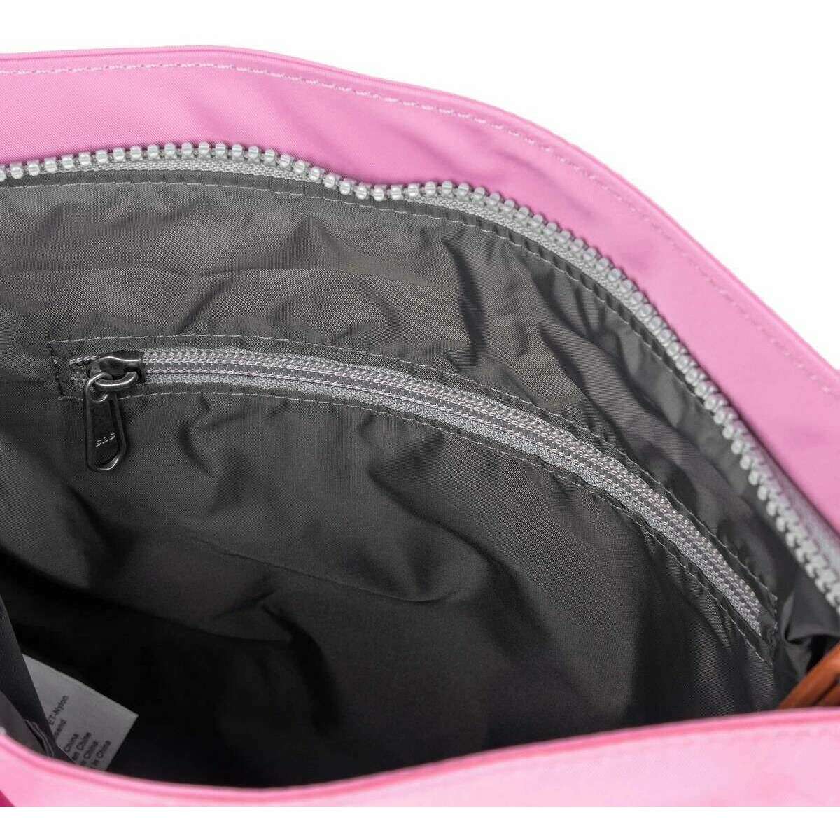 Roka Kennington B Medium Recycled Nylon Crossbody Bag - Orchid Pink - Image 4
