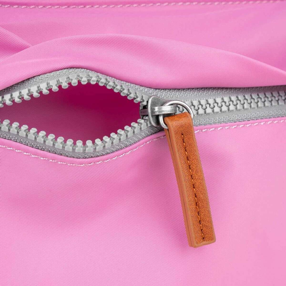Roka Kennington B Medium Recycled Nylon Crossbody Bag - Orchid Pink - Image 5