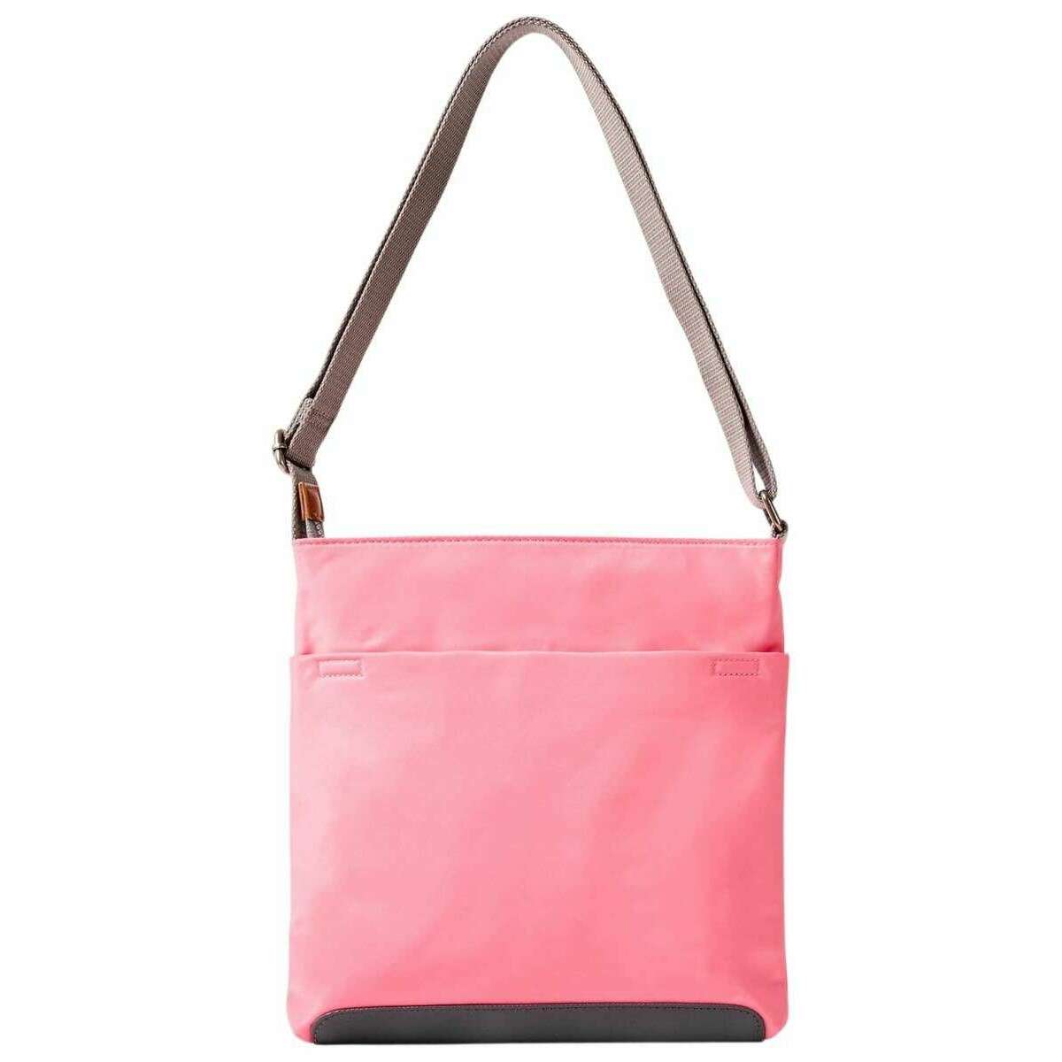 Roka Kennington B Medium Recycled Nylon Crossbody Bag - Pink Lemonade - Image 2