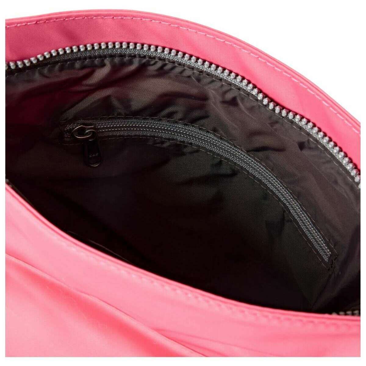 Roka Kennington B Medium Recycled Nylon Crossbody Bag - Pink Lemonade - Image 4