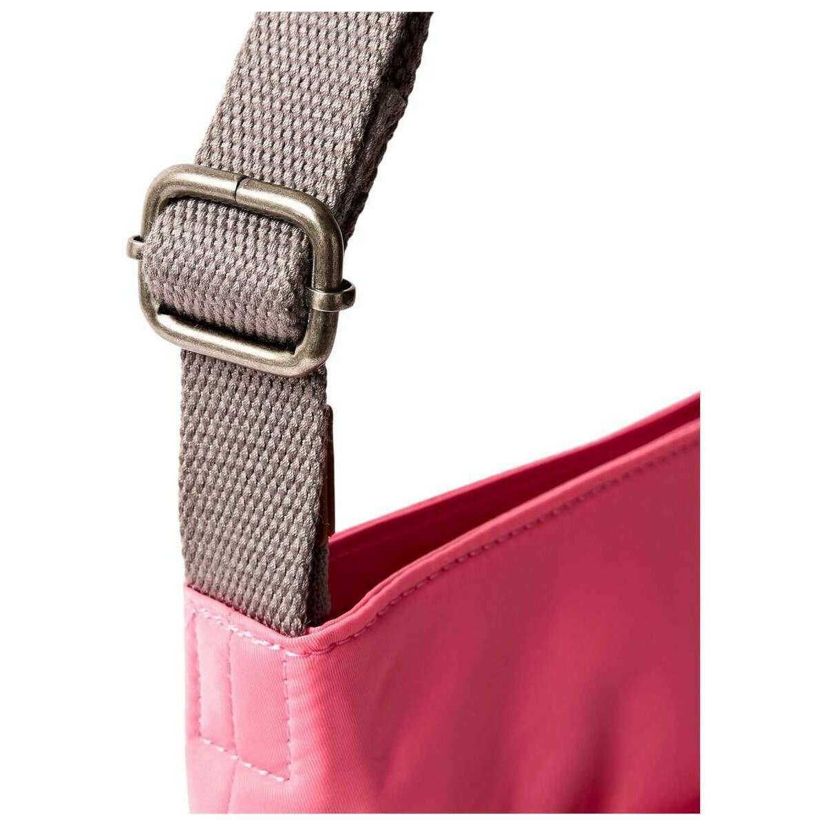 Roka Kennington B Medium Recycled Nylon Crossbody Bag - Pink Lemonade - Image 6