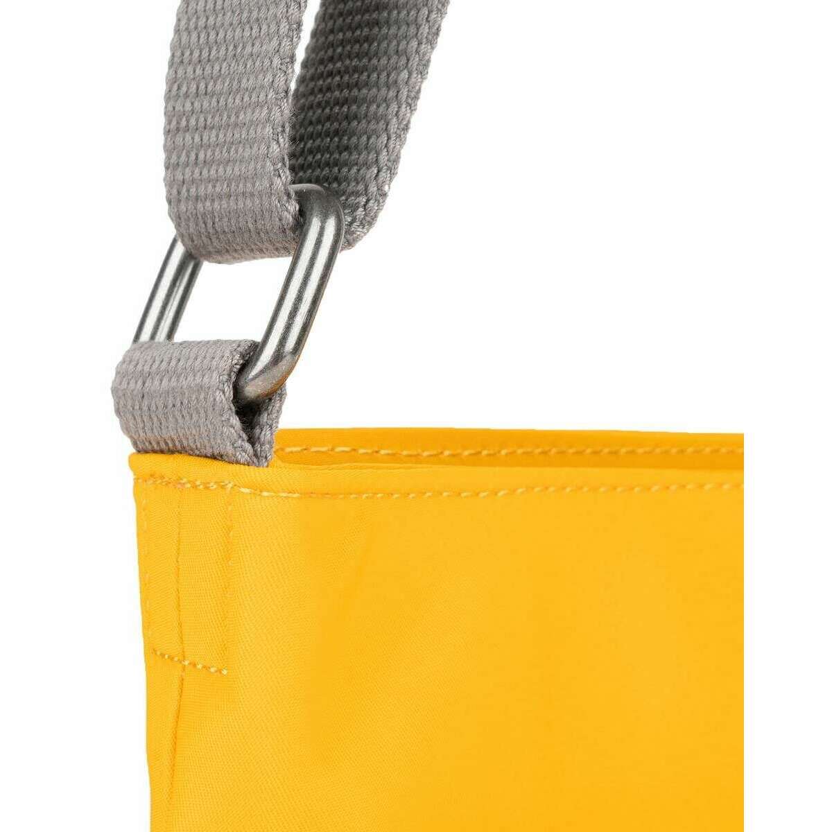Roka Kennington B Medium Recycled Nylon Crossbody Bag - Saffron Yellow - Image 6