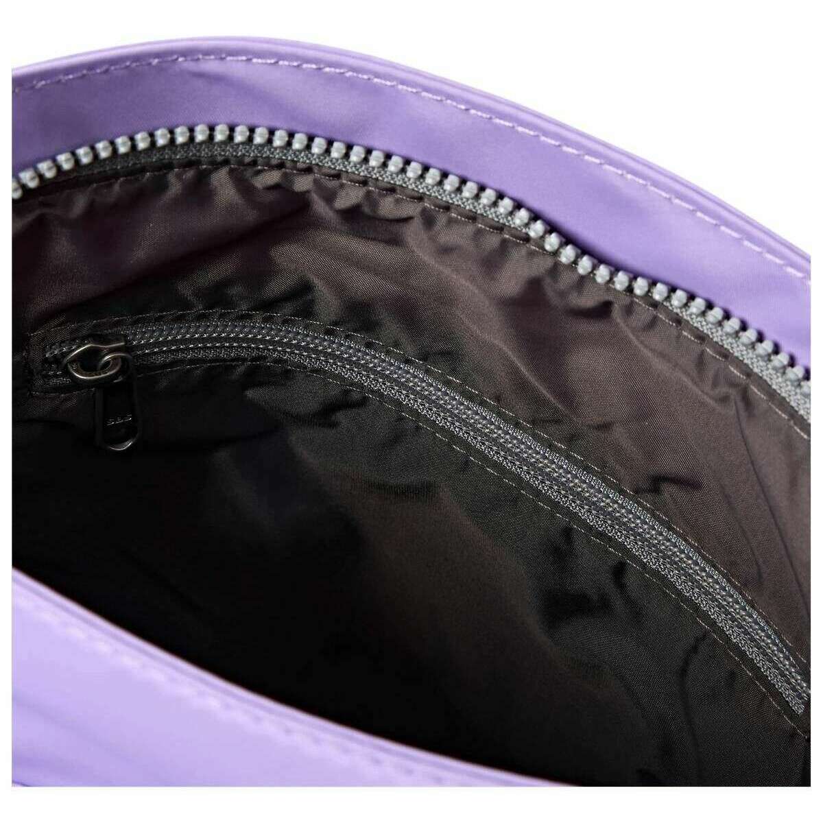 Roka Kennington B Medium Recycled Nylon Crossbody Bag - Thistle Bloom Purple - Image 4