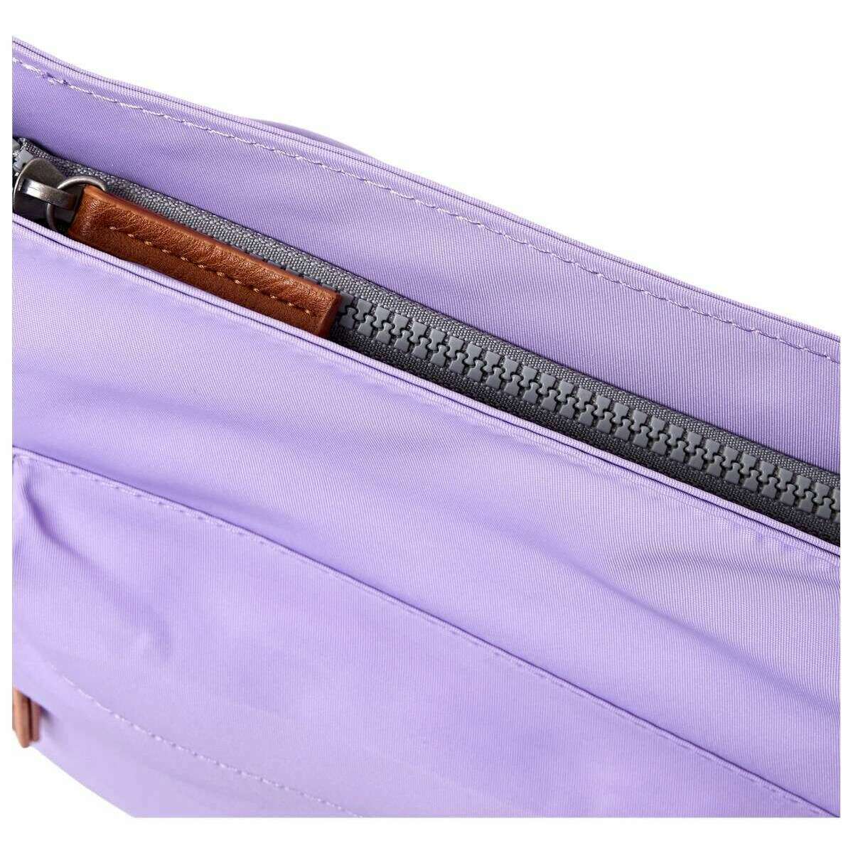 Roka Kennington B Medium Recycled Nylon Crossbody Bag - Thistle Bloom Purple - Image 5