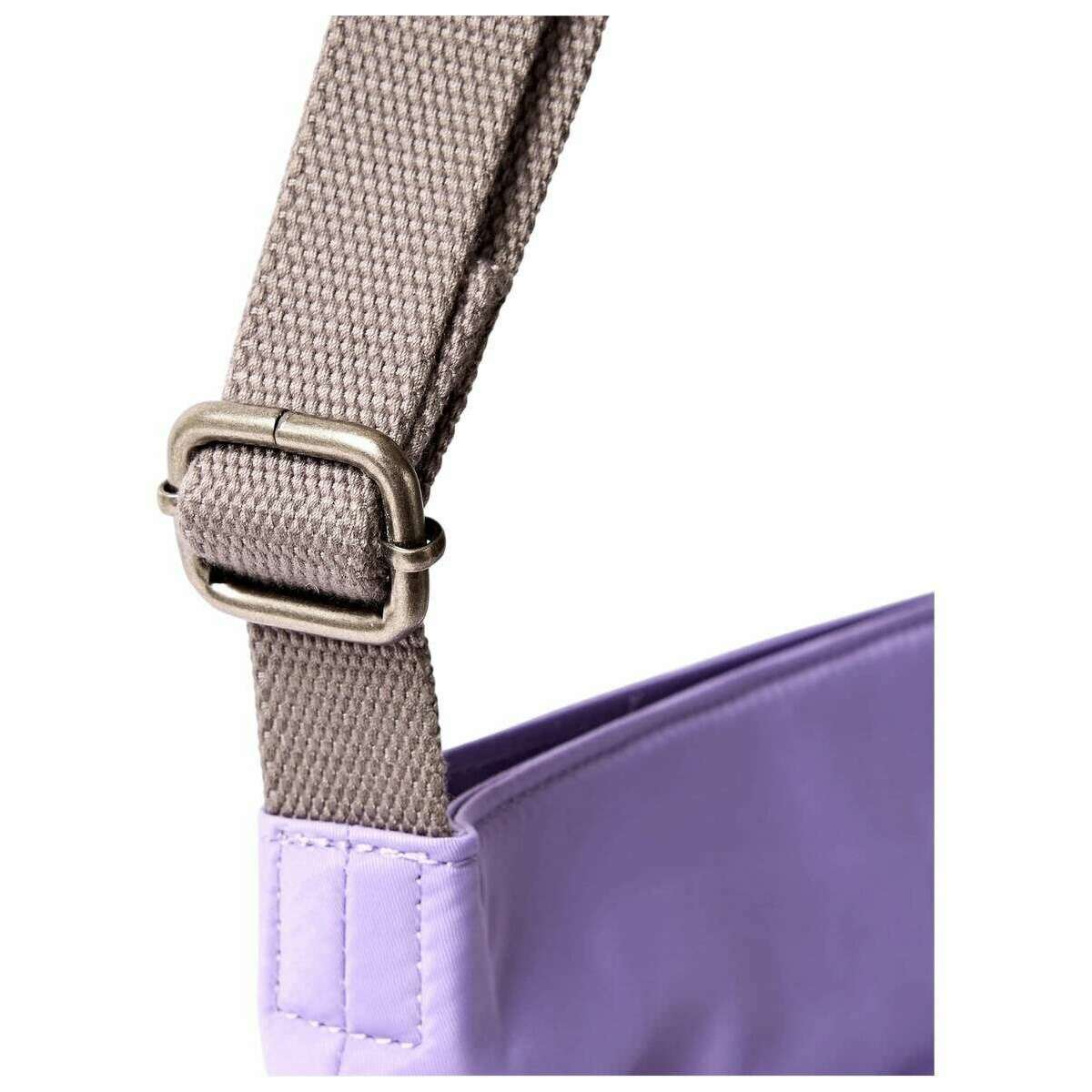 Roka Kennington B Medium Recycled Nylon Crossbody Bag - Thistle Bloom Purple - Image 6