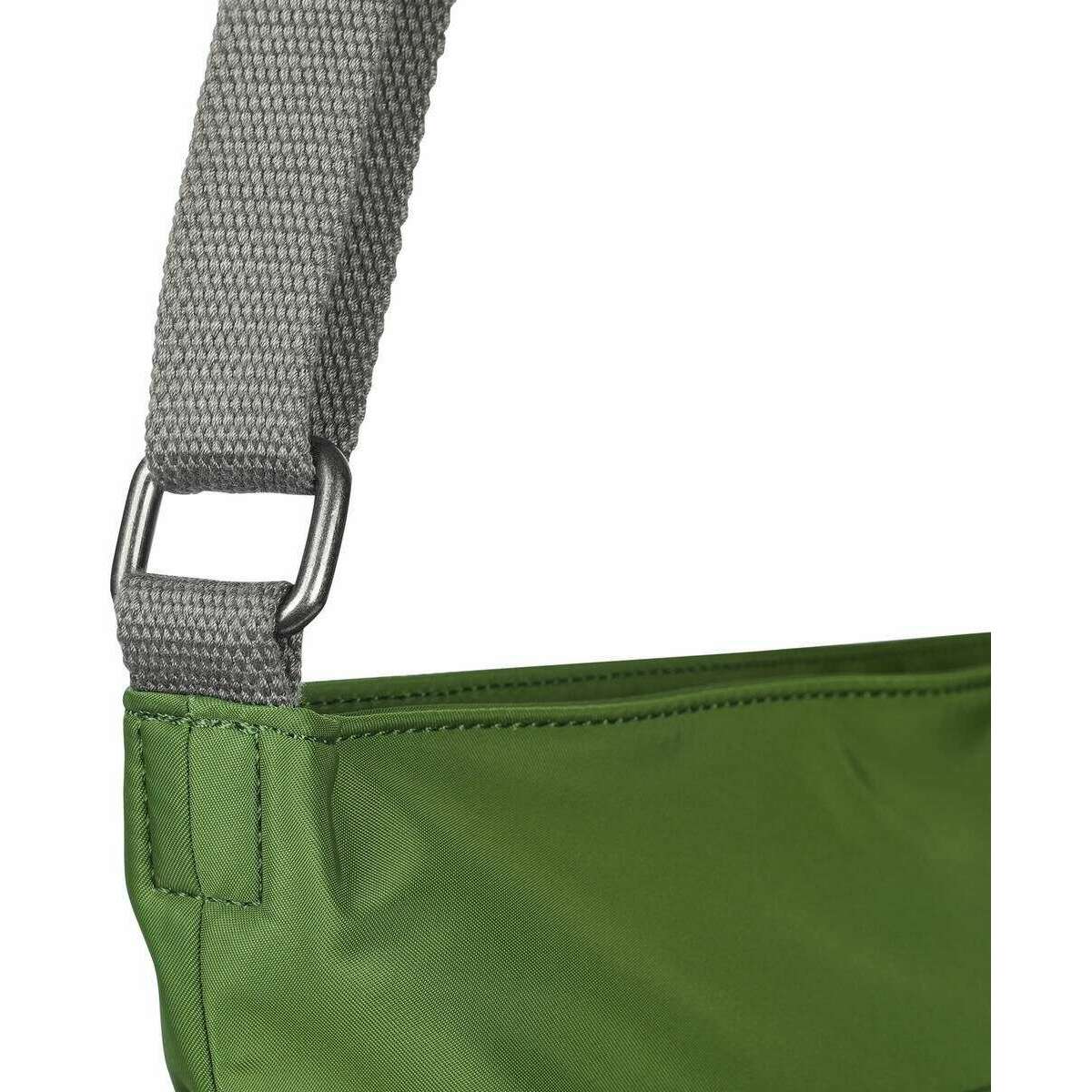 Roka Kennington B Medium Sustainable Nylon Cross Body Bag - Avocado Green - Image 5